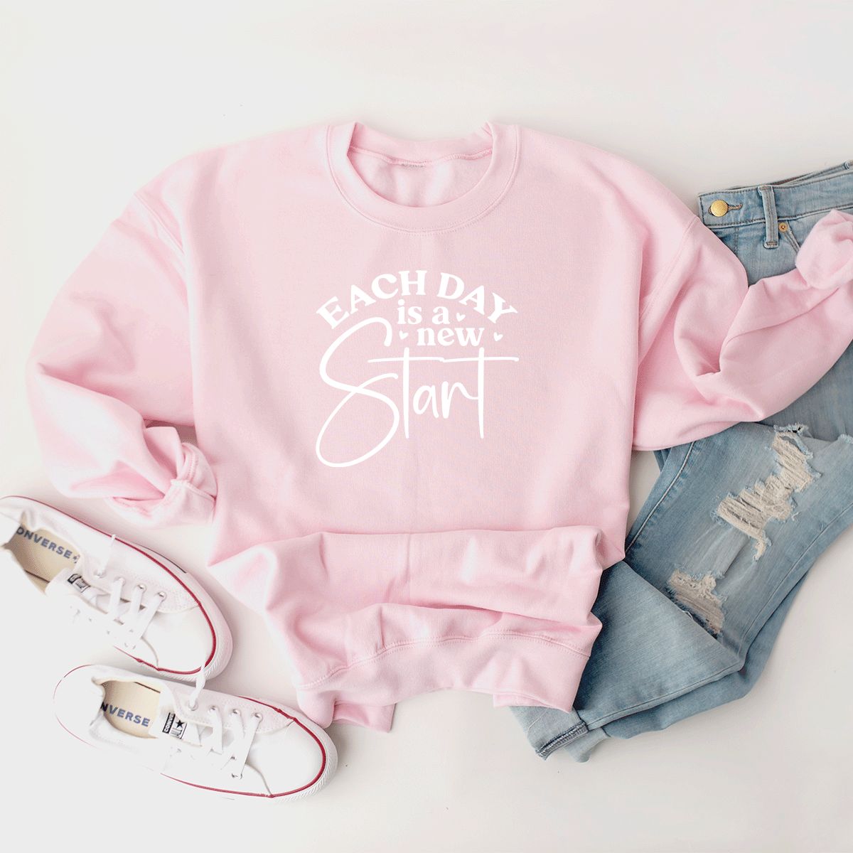 Each Day Is A New Start - Sweatshirt
