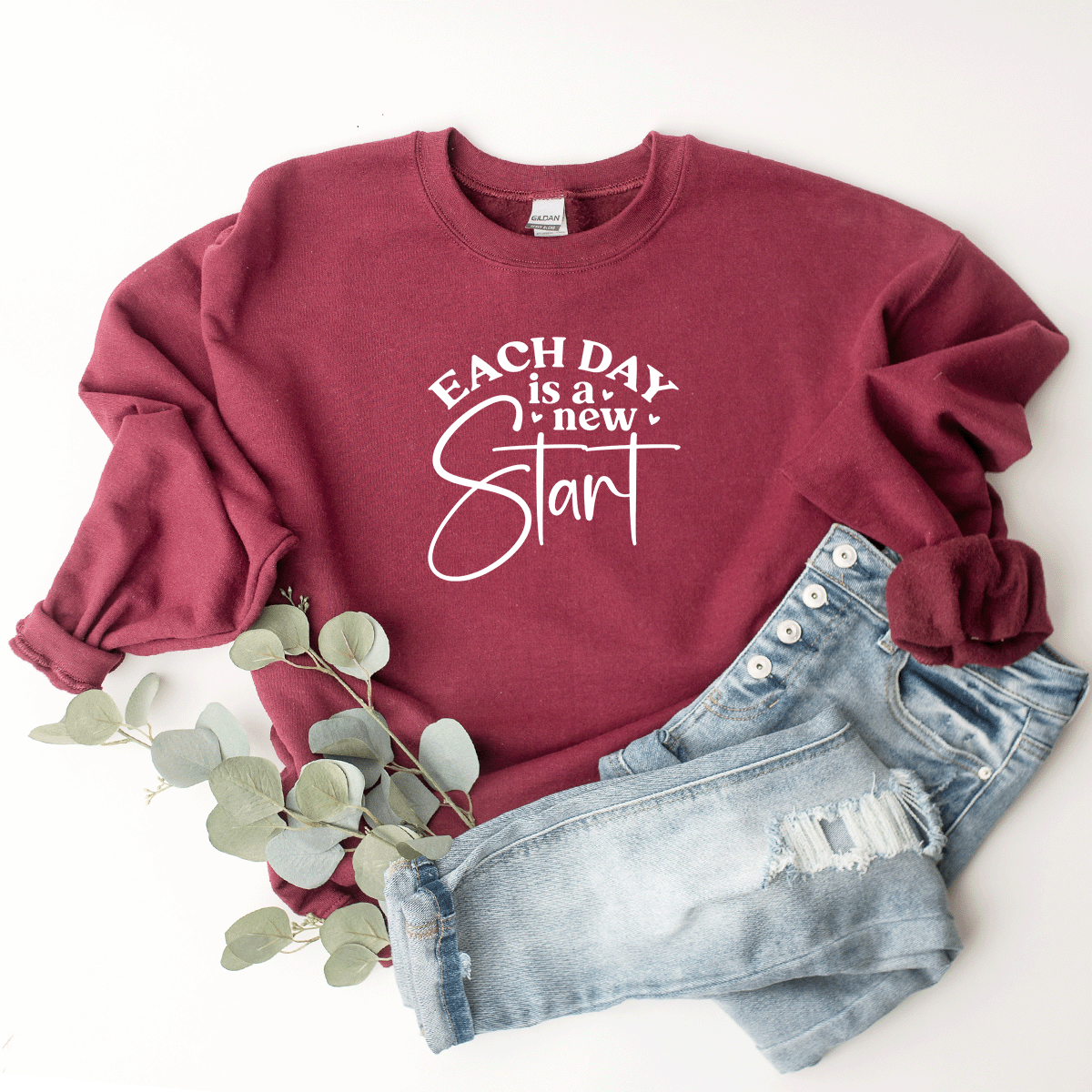Each Day Is A New Start - Sweatshirt