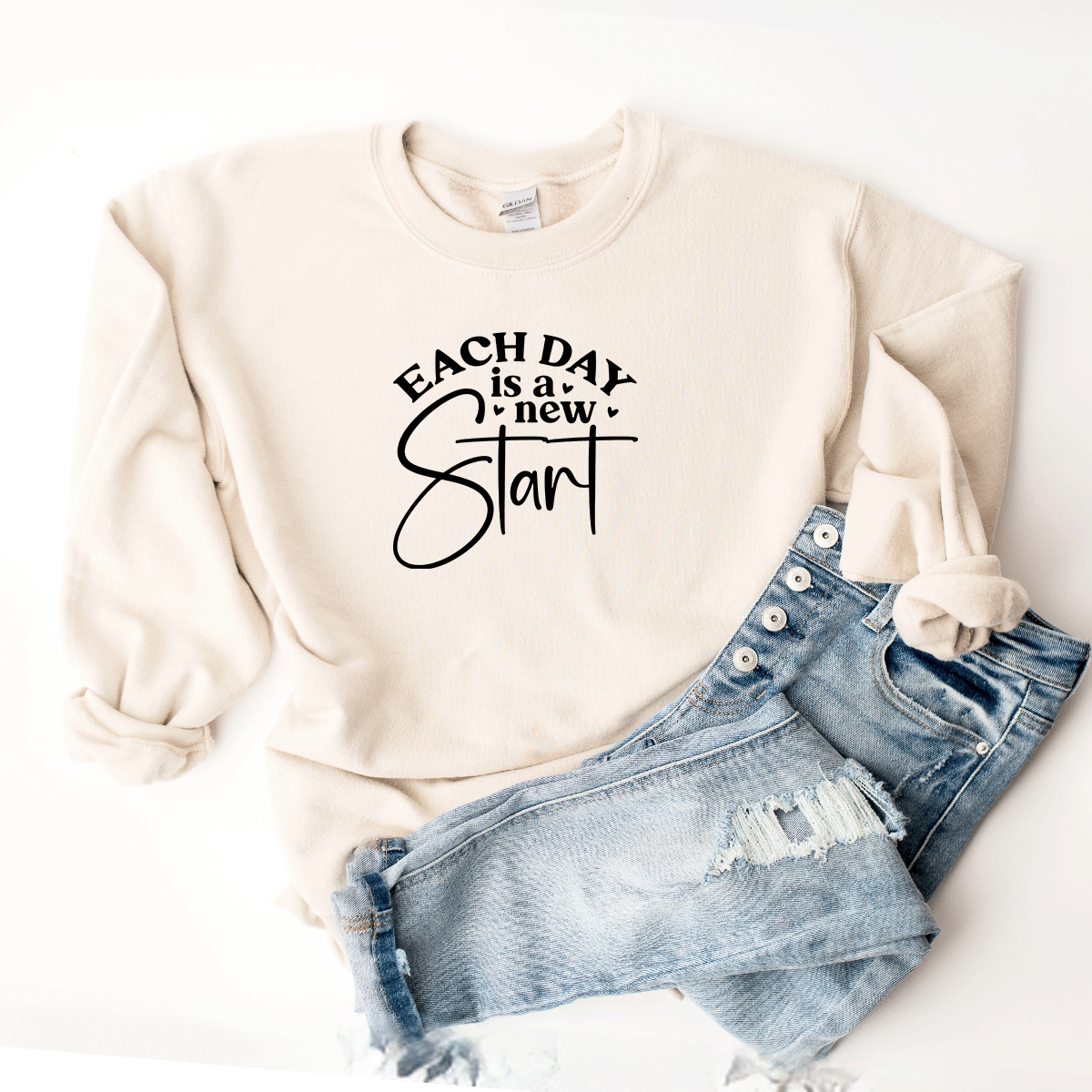 Each Day Is A New Start - Sweatshirt