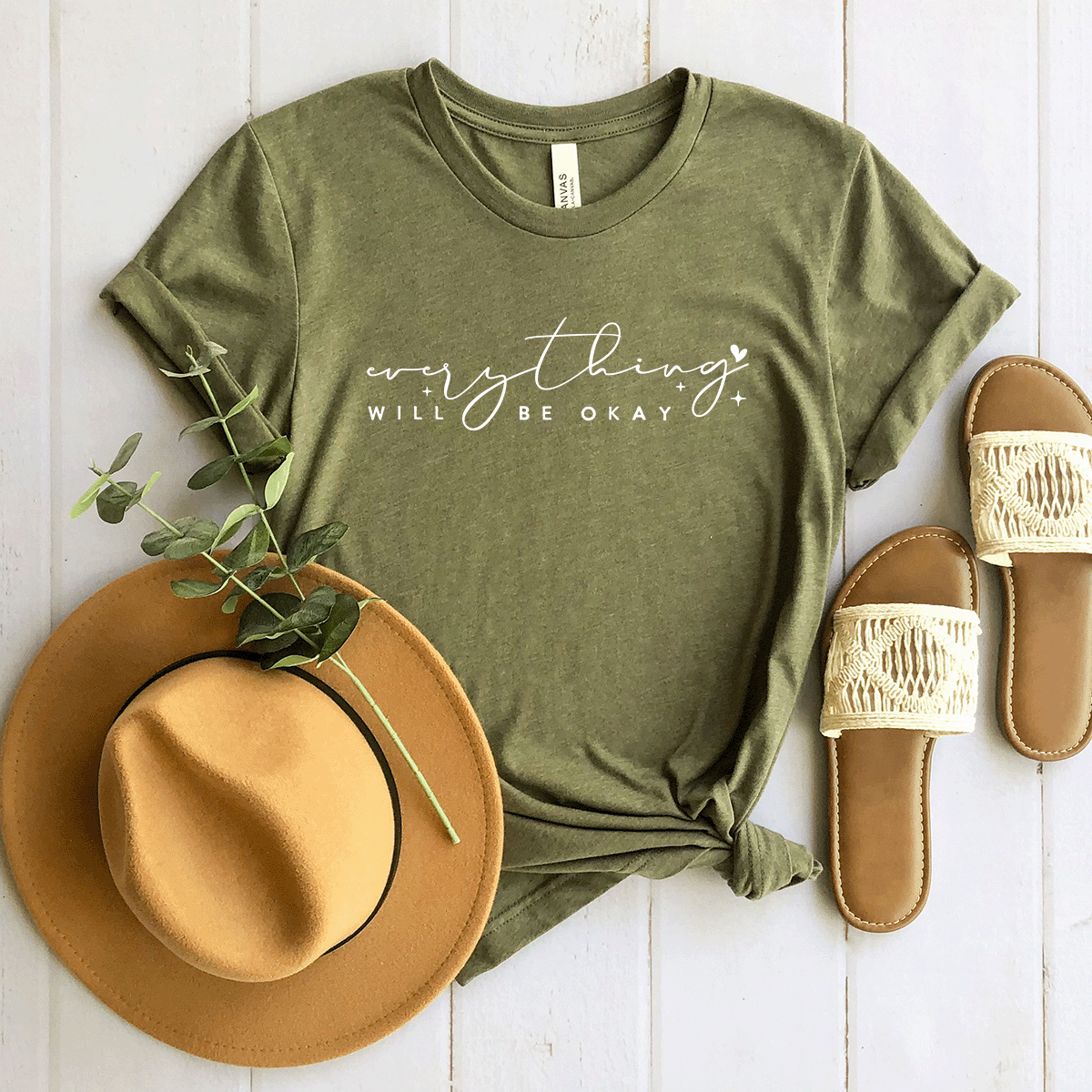 Everything Will Be Okay - Bella+Canvas Tee