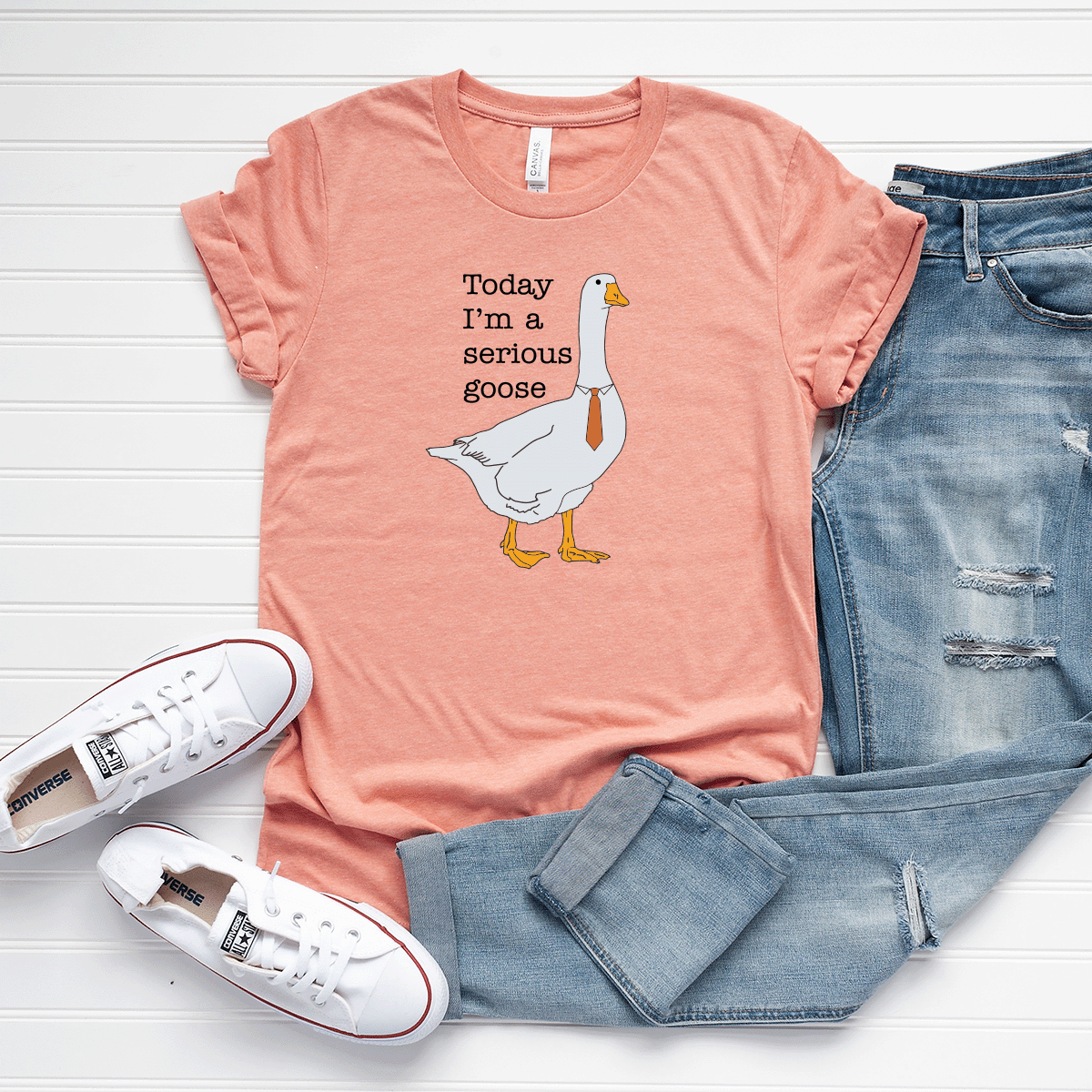 Today I'm A Serious Goose - Bella+Canvas Tee