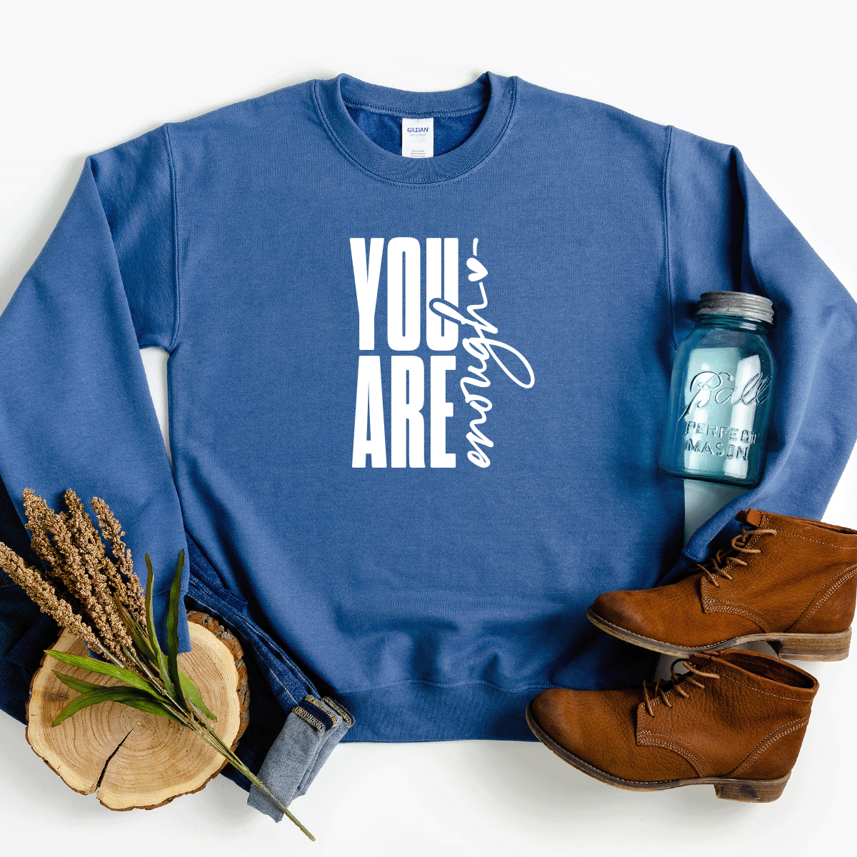 You Are Enough (Heart) - Sweatshirt