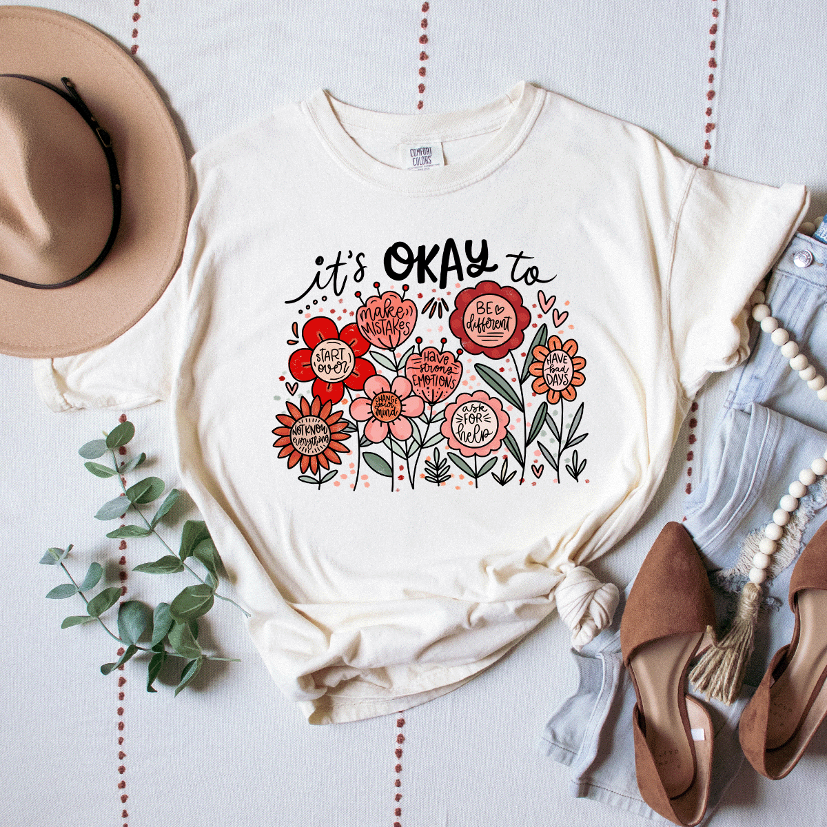 It's Okay To ____ - Premium Wash Tee