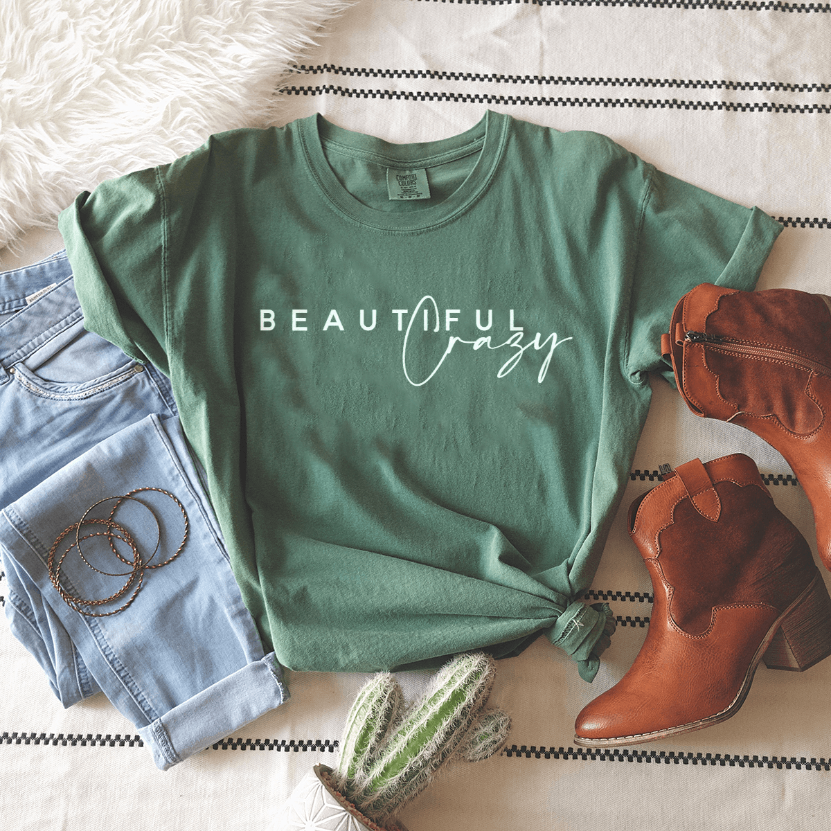 Beautiful Crazy - Premium Wash Tee