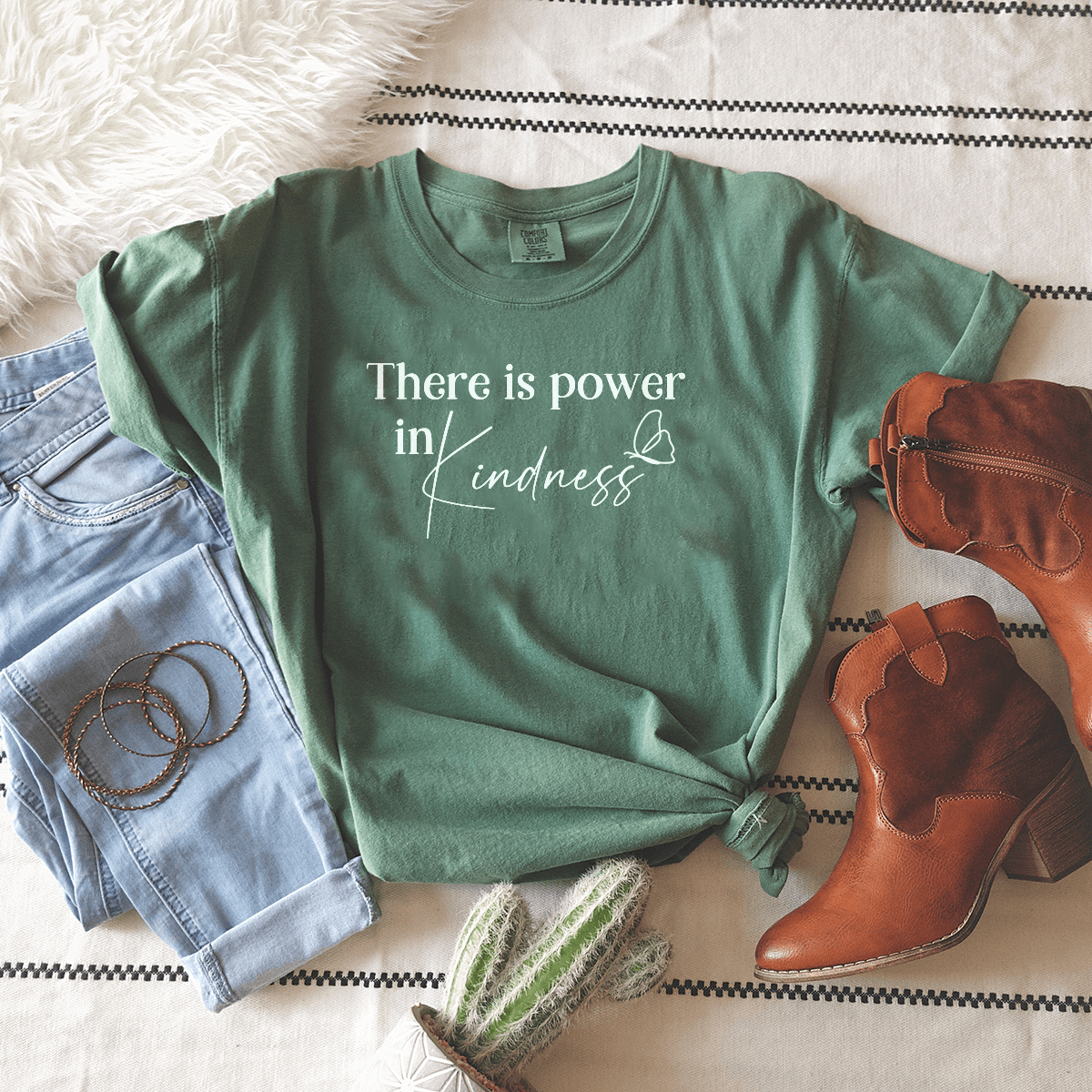 There Is Power In Kindness - Premium Wash Tee