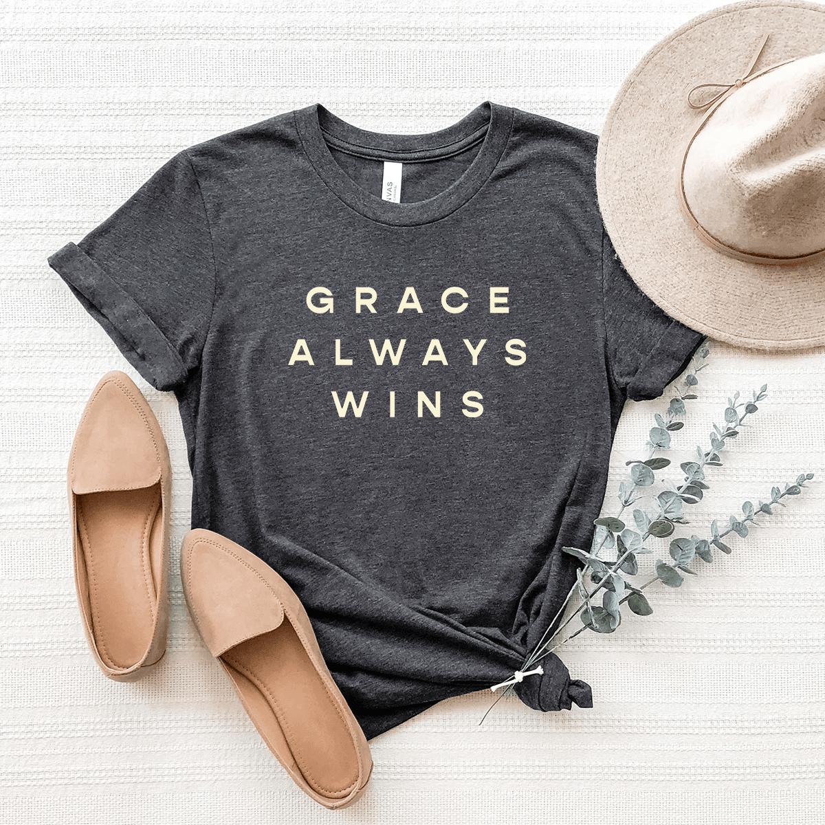 Grace Always Wins - Bella+Canvas Tee