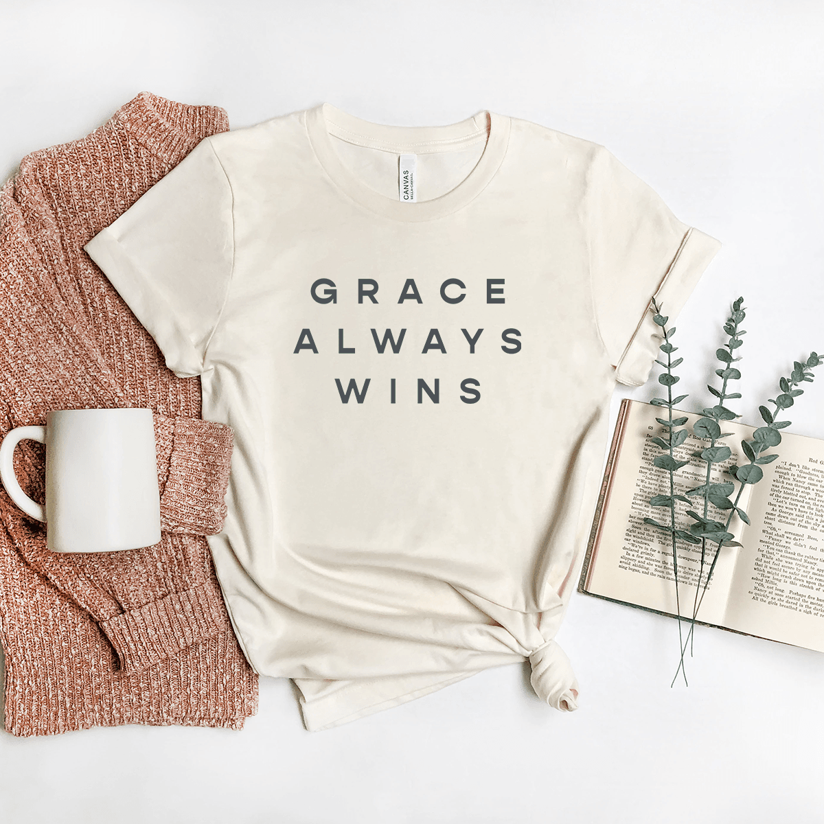 Grace Always Wins - Bella+Canvas Tee