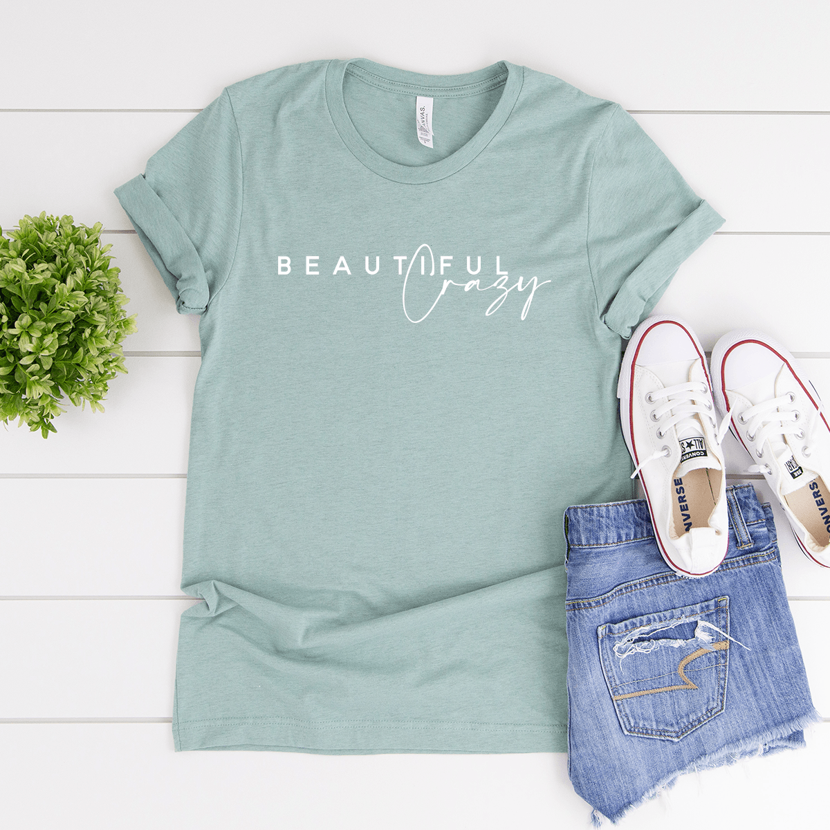 Beautiful Crazy - Bella+Canvas Tee