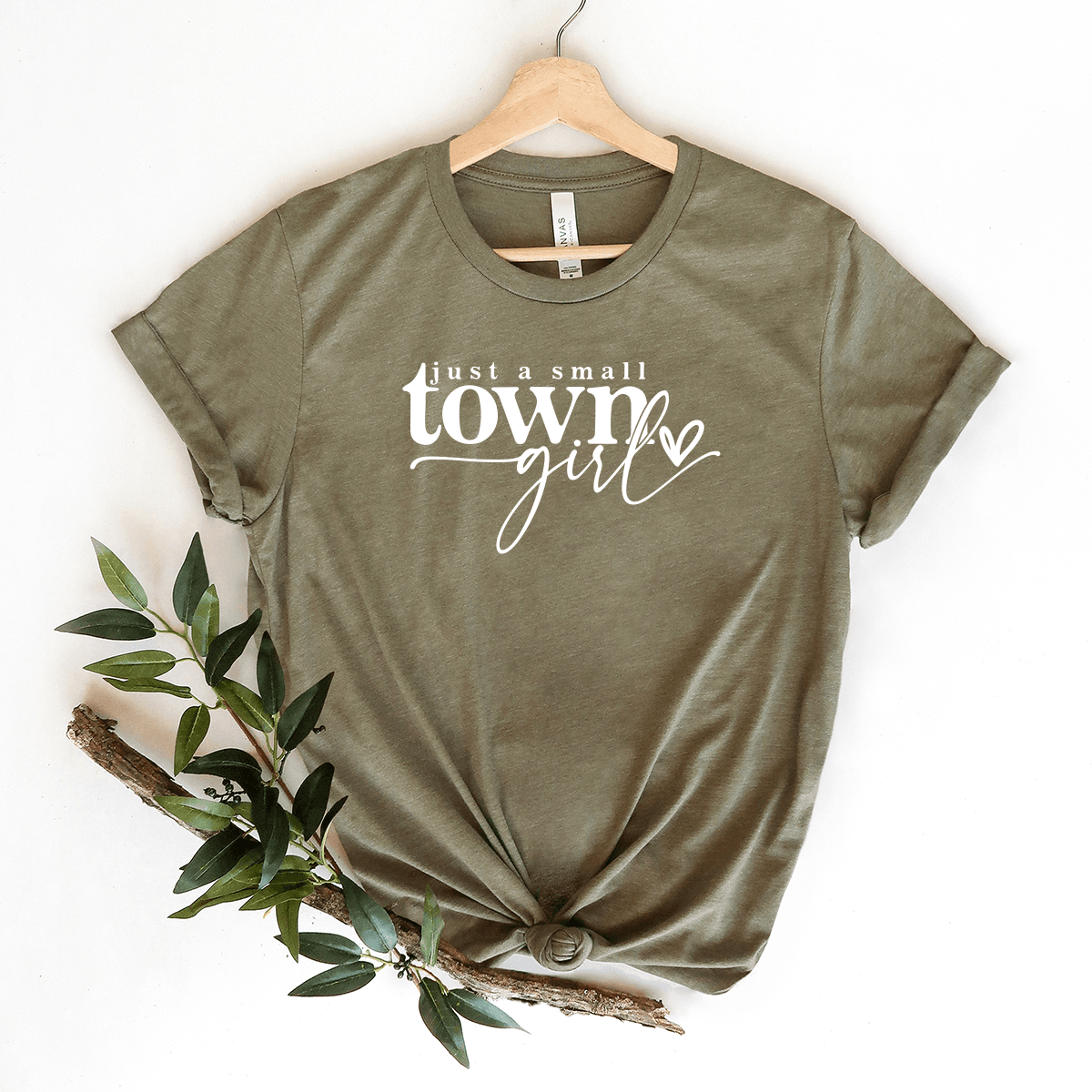 Just A Small Town Girl - Bella+Canvas Tee