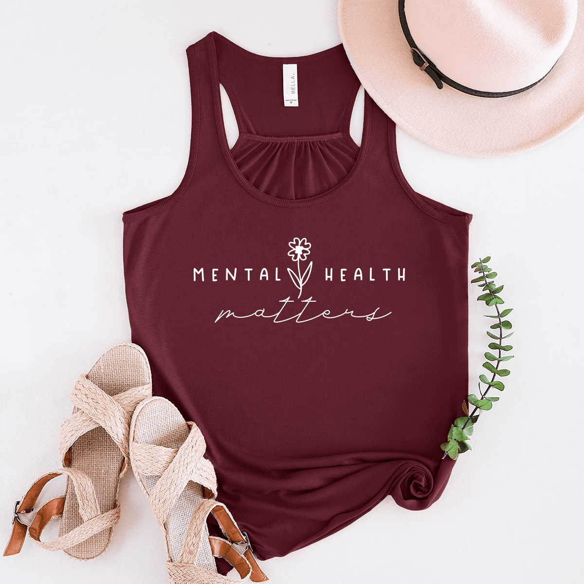 Mental Health Matters - Bella+Canvas Racerback Tank