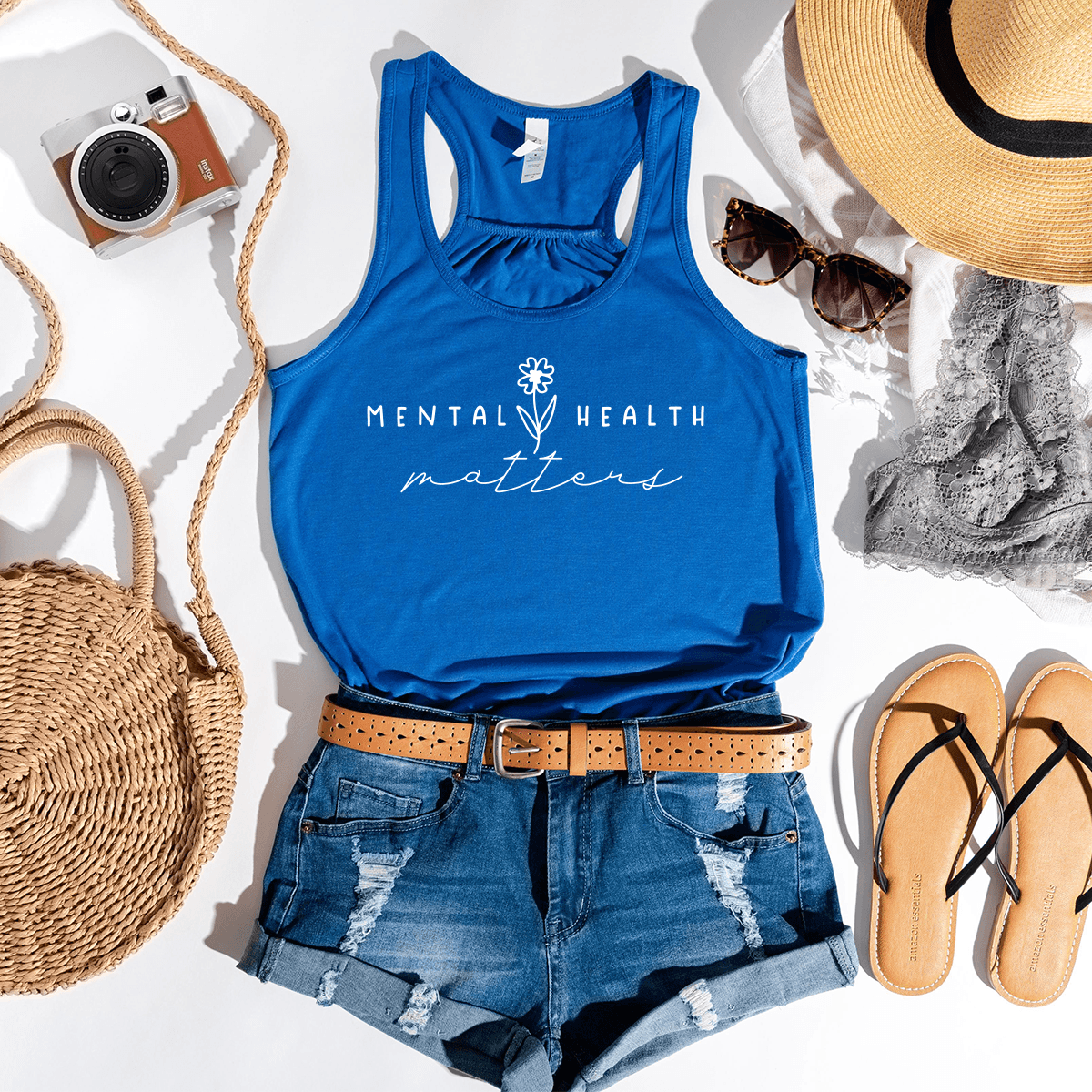 Mental Health Matters - Bella+Canvas Racerback Tank