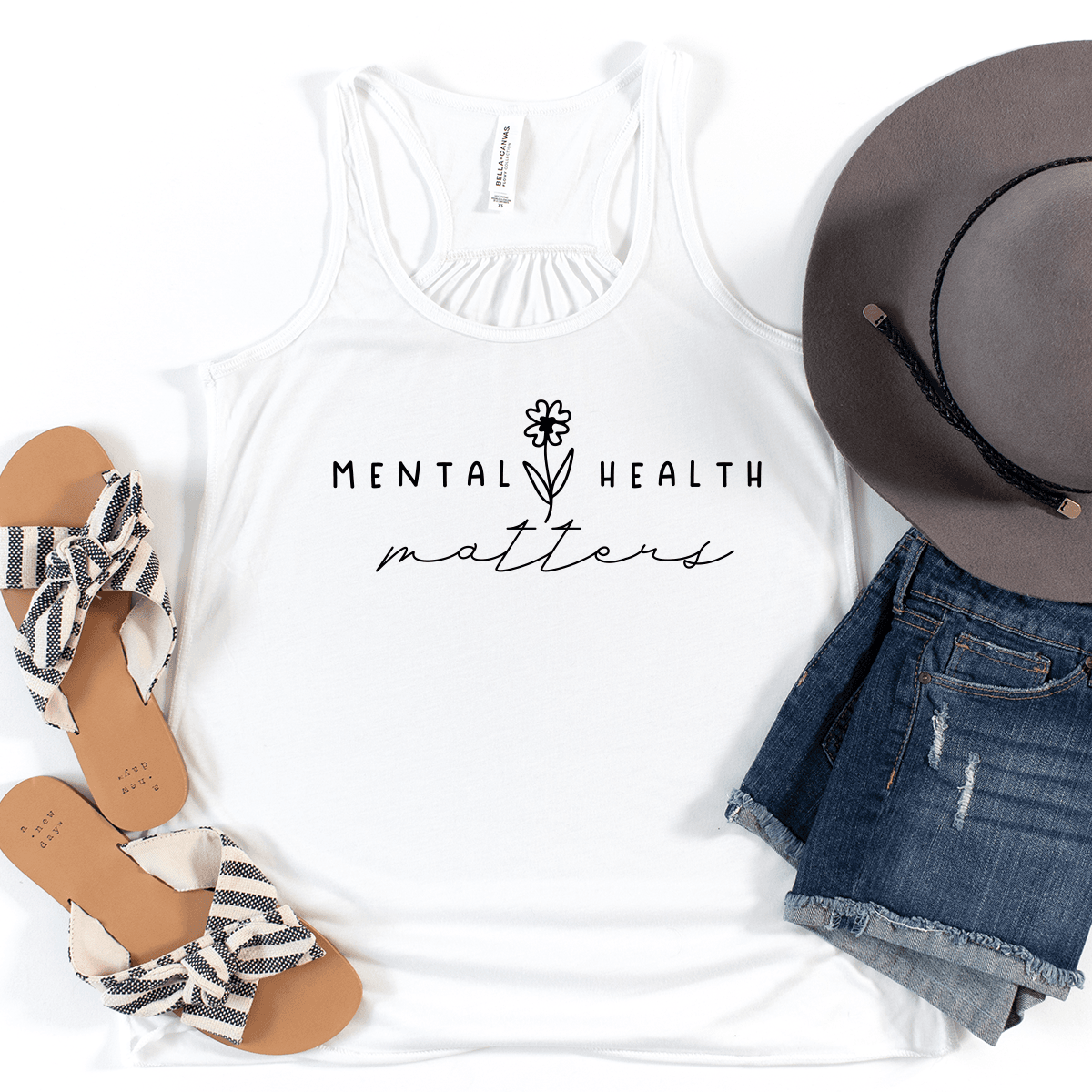 Mental Health Matters - Bella+Canvas Racerback Tank