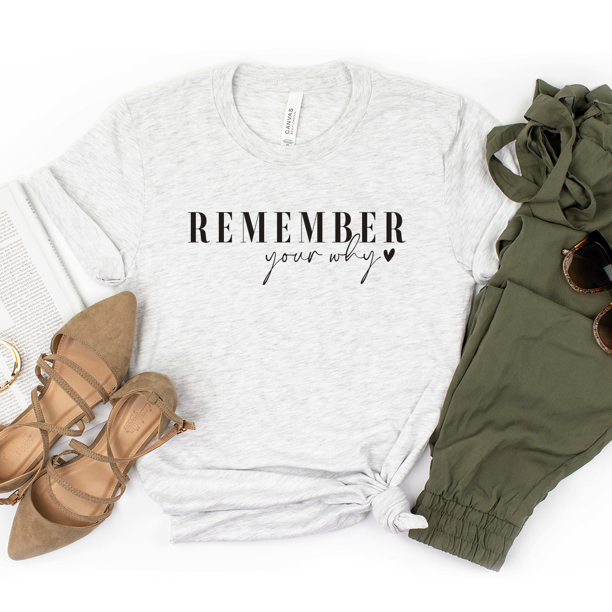 Remember Your Why - Bella+Canvas Tee