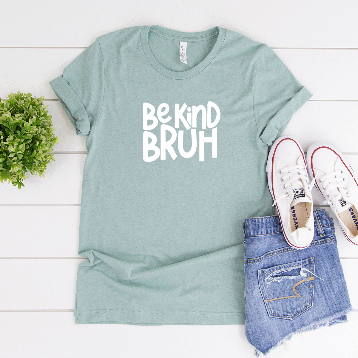 Be Kind (Bruh) - Bella+Canvas Tee