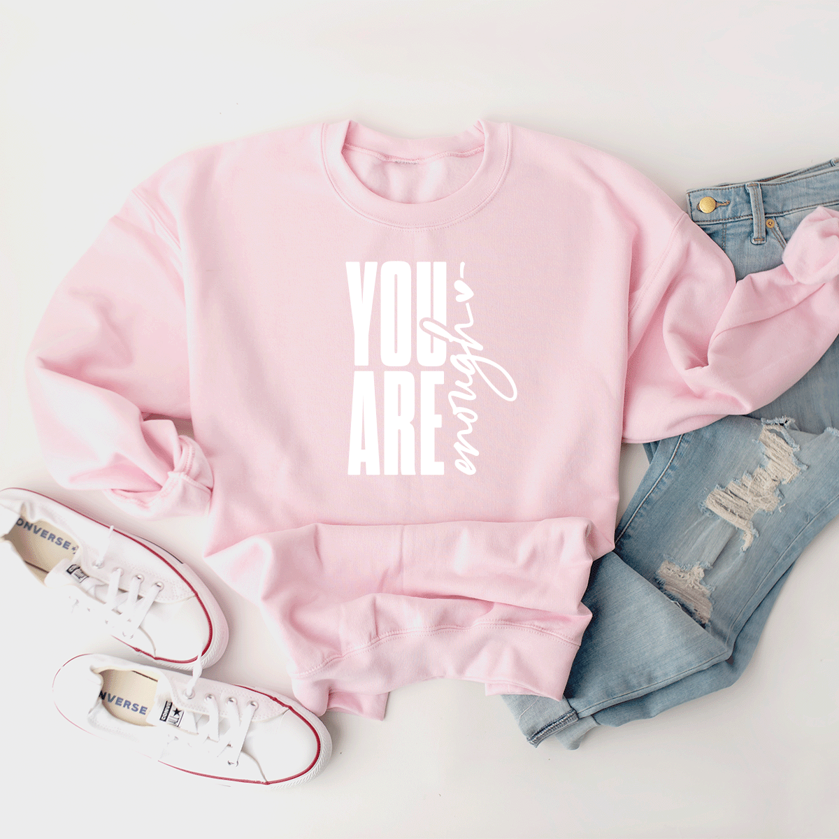 You Are Enough (Heart) - Sweatshirt