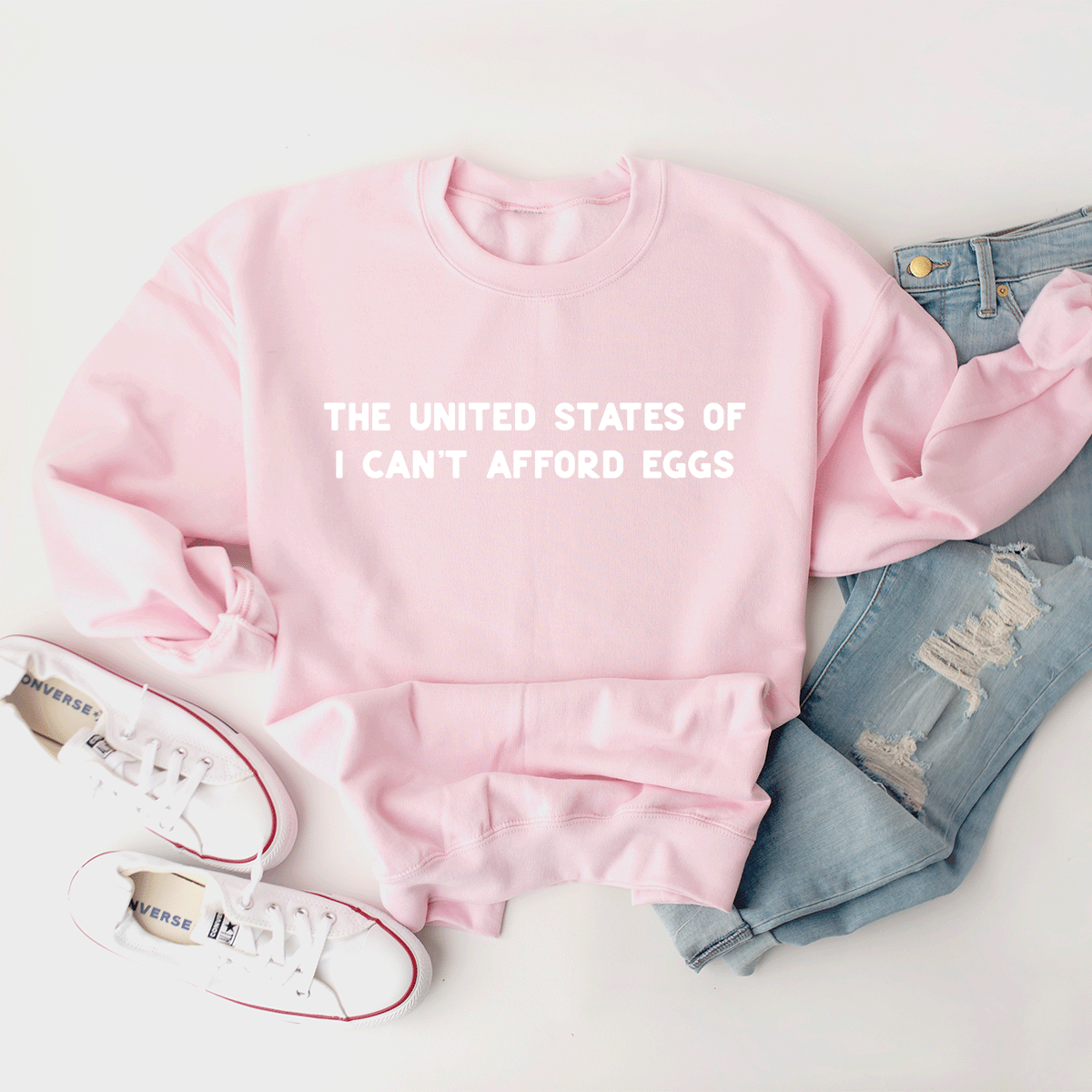 The United States Of I Can't Afford Eggs - Sweatshirt