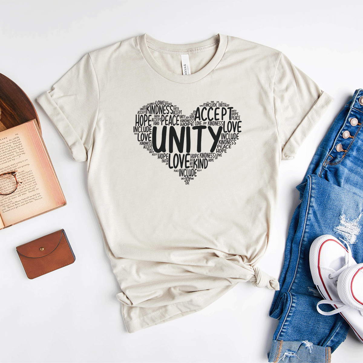 Unity (Heart) - Bella+Canvas Tee