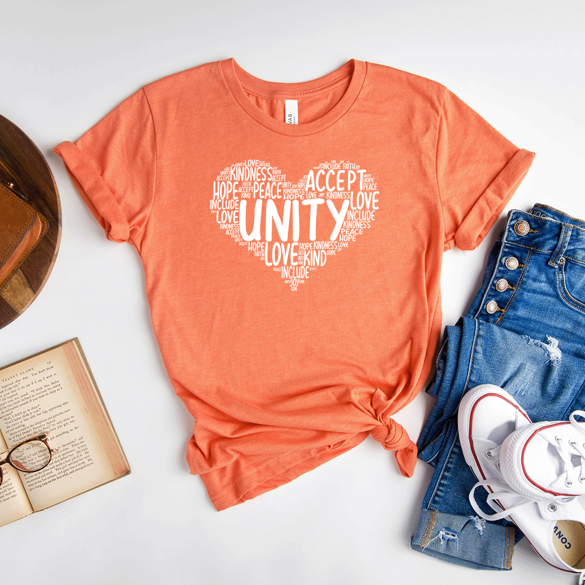 Unity (Heart) - Bella+Canvas Tee