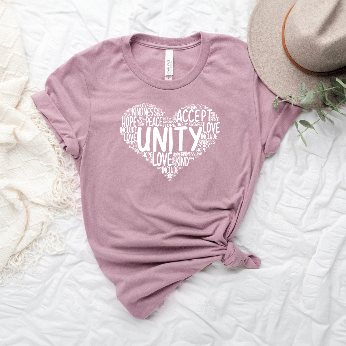 Unity (Heart) - Bella+Canvas Tee