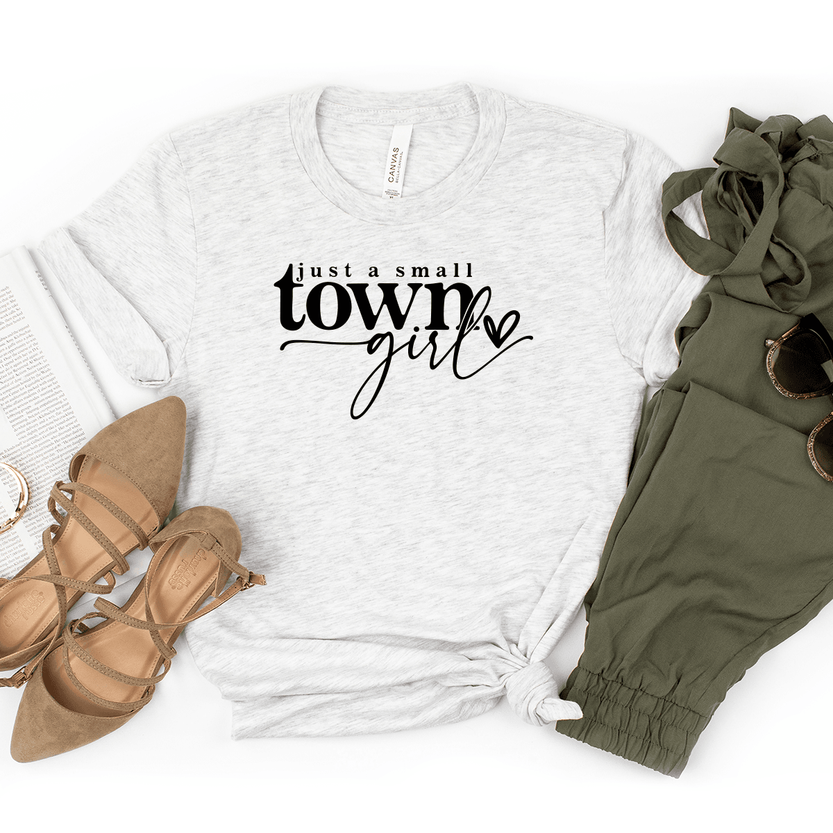 Just A Small Town Girl - Bella+Canvas Tee